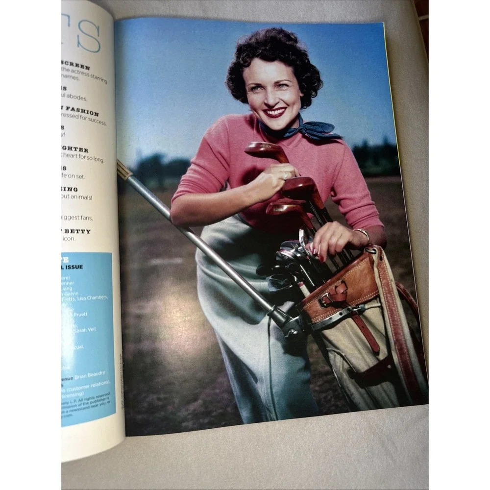 Betty White Closer Collector's Edition Magazine‎ 2018 Hollywood legend Collector